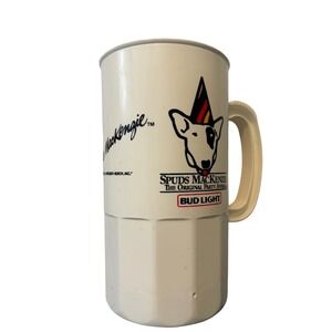 Vintage 1986 Spuds MacKenzie Bud Light 46 oz Monster Mug Plastic Stein USA